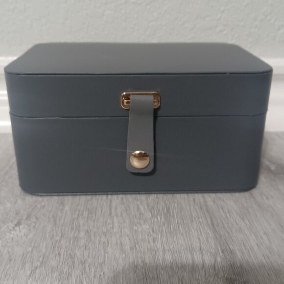 SONGMICS Slate Gray Travel Jewelry Case - Picture 1 of 5